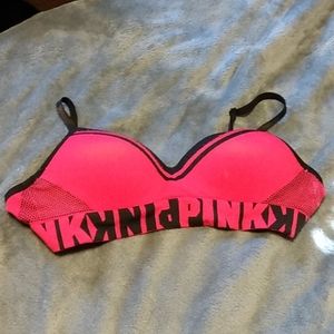 Pink Cool&Comfy Red Wireless sports bra size M